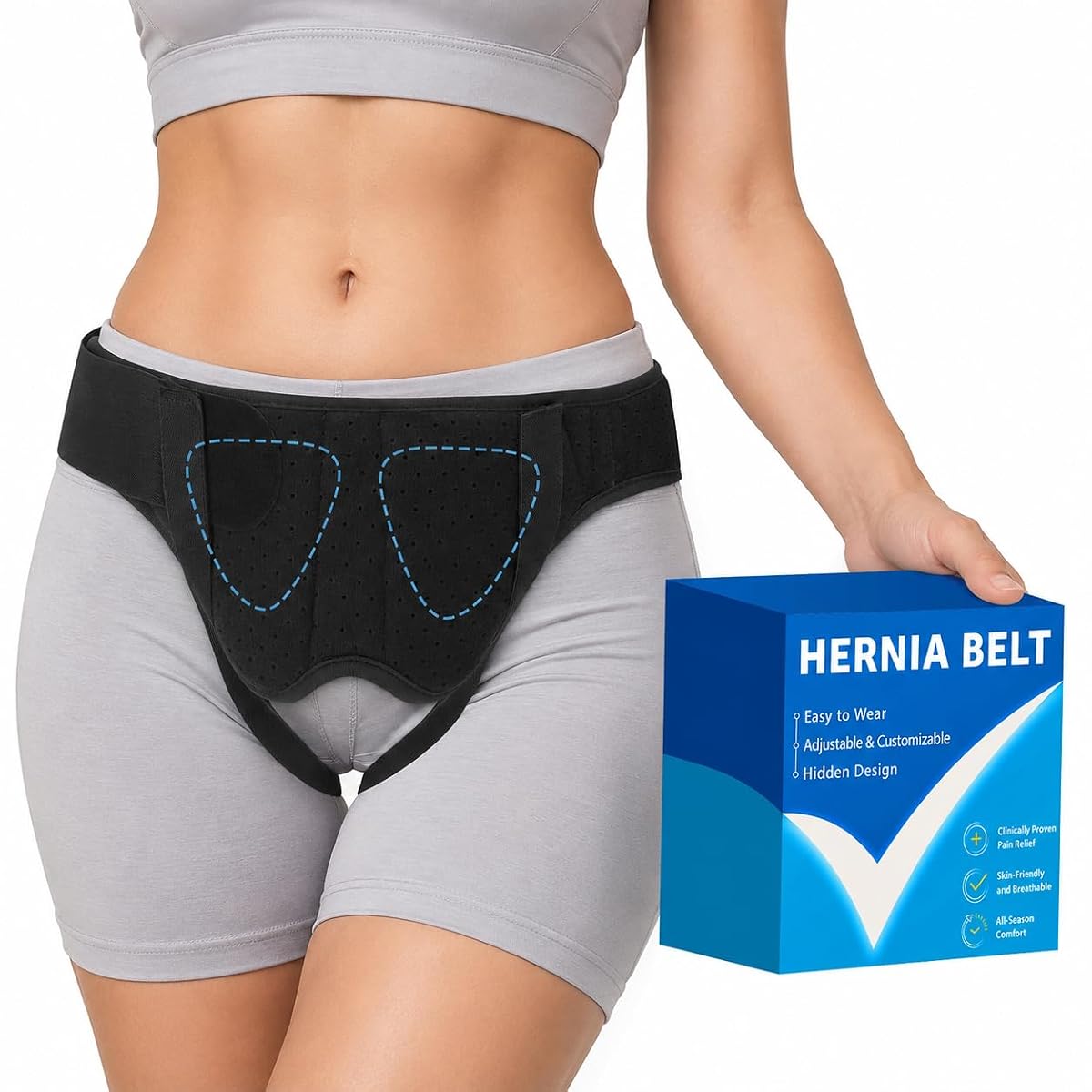 Tovrinala Women’s Single / Double Hernia Belt