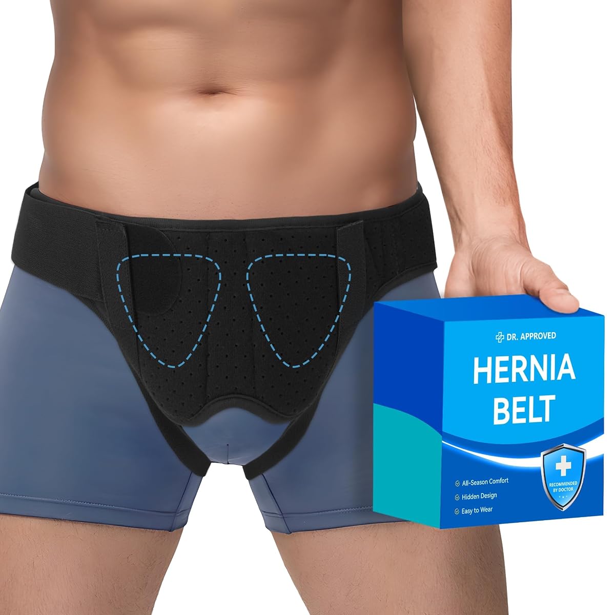 Tovrinala Unisex Single / Double Hernia Belt